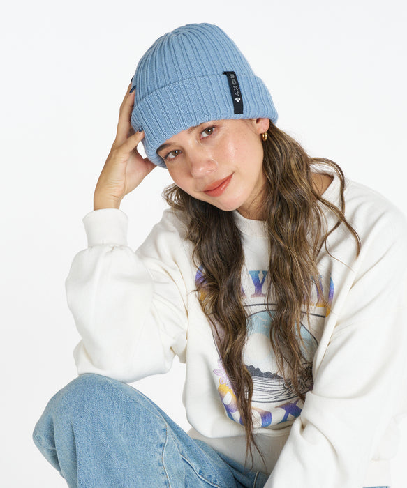 ROXY ウィメンズ FREE SHORE BEANIE ビーニー 【2026年秋冬モデル】 BLU / F