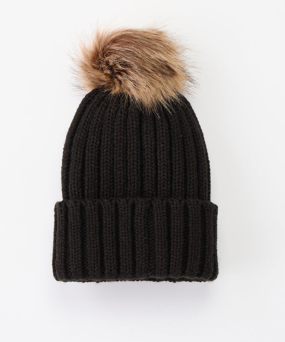 ROXY ウィメンズ CALM SEA BEANIE ビーニー 【2026年秋冬モデル】 BLK / F