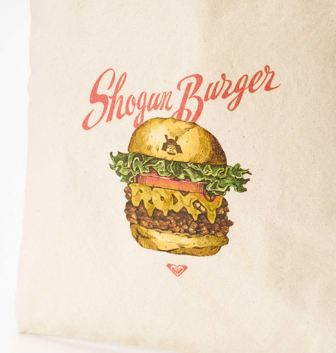 【OUTLET】【オンラインストア・直営店限定】ROXY ShogunBurger×ROXY TOTE ウィメンズ トートバッグ  <2025 ROXY x Shogun Burger COLLECTION>*