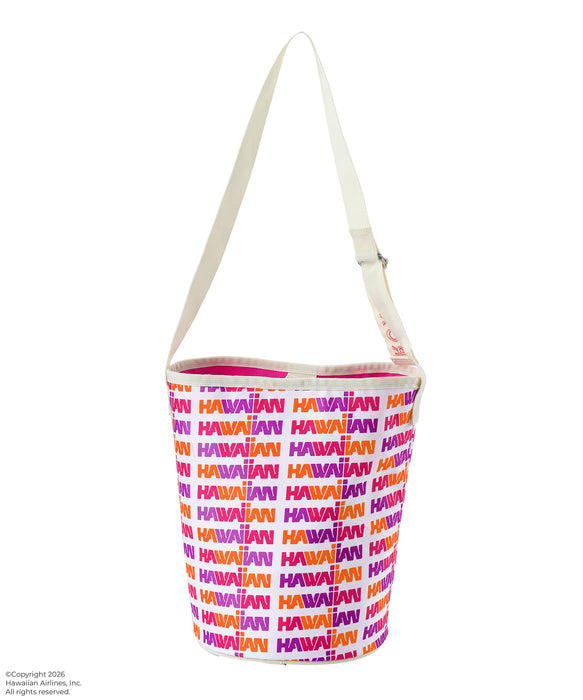 ROXY x HAWAIIAN AIRLINES】BAG バケツ型ショルダートートバッグ