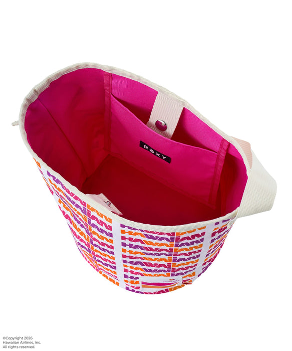 ROXY x HAWAIIAN AIRLINES】BAG バケツ型ショルダートートバッグ