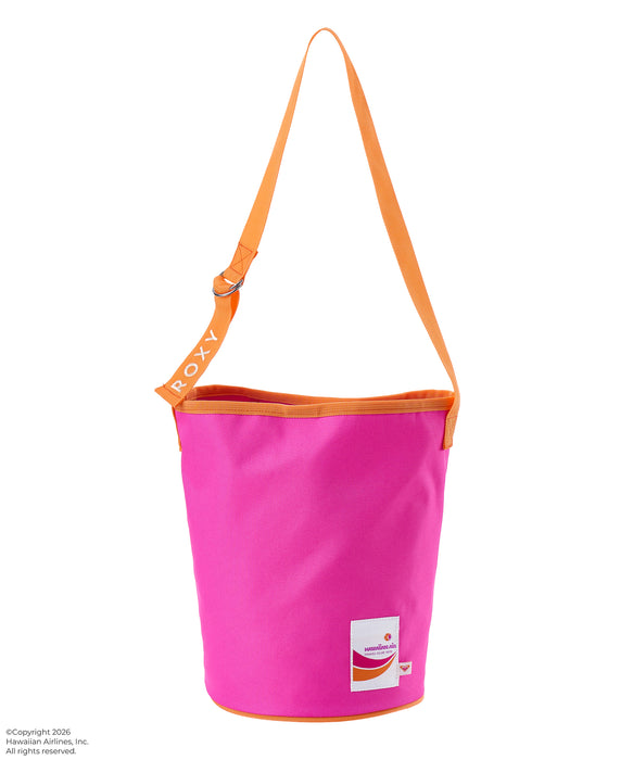ROXY x HAWAIIAN AIRLINES】BAG バケツ型ショルダートートバッグ