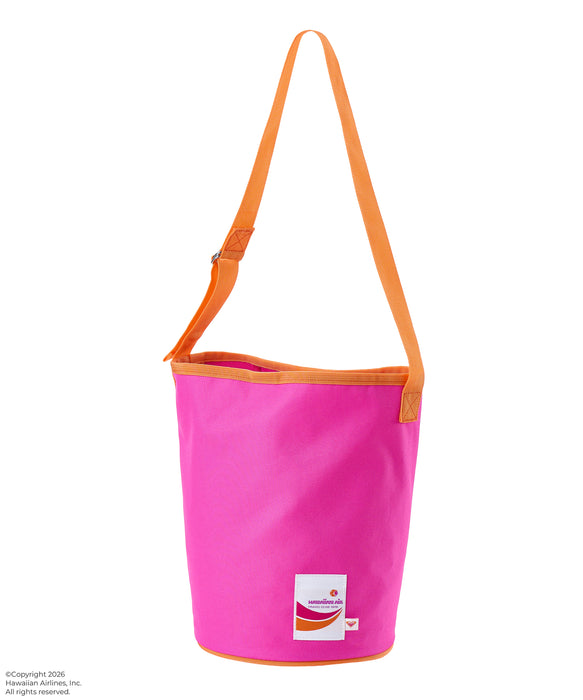 ROXY ロゴ トートバッグ ハワイ購入品 ROXY x HAWAIIAN AIRLINES】BAG バケツ型ショルダートートバッグ