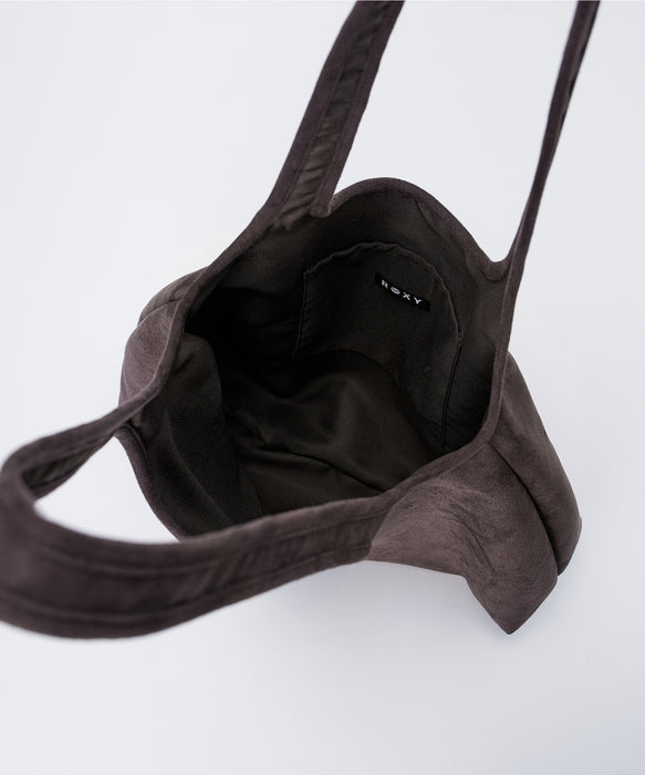 ROXY ウィメンズ SANDY SUEDE BAG トートバッグ 【2026年秋冬モデル】 BRN / F