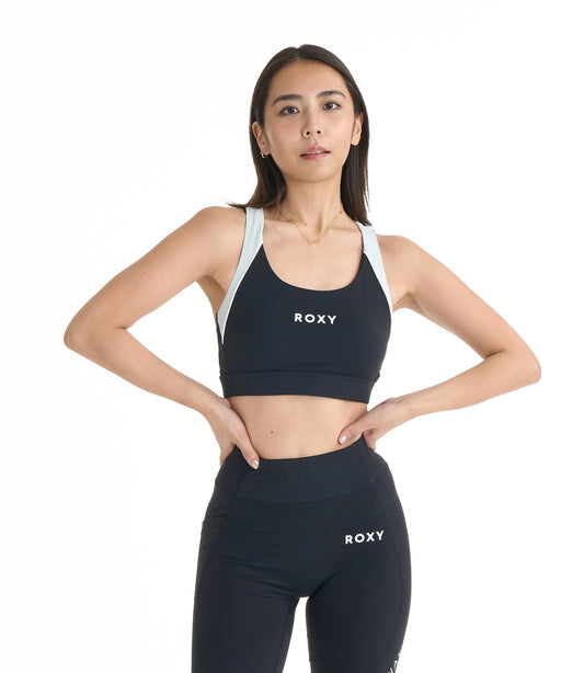ROXY ウィメンズ FITNESS BLOOM BRIGHT BRA ブラトップ 【2026年春夏モデル】 BLK / L
