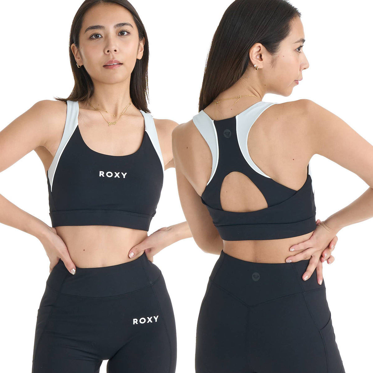 ROXY FITNESS BLOOM BRIGHT BRA ブラトップ/QUIK DRY/UV CUT/水陸両用