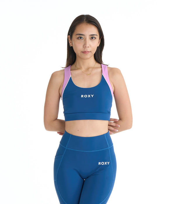 ROXY ウィメンズ FITNESS BLOOM BRIGHT BRA ブラトップ 【2026年春夏モデル】 NVY / L