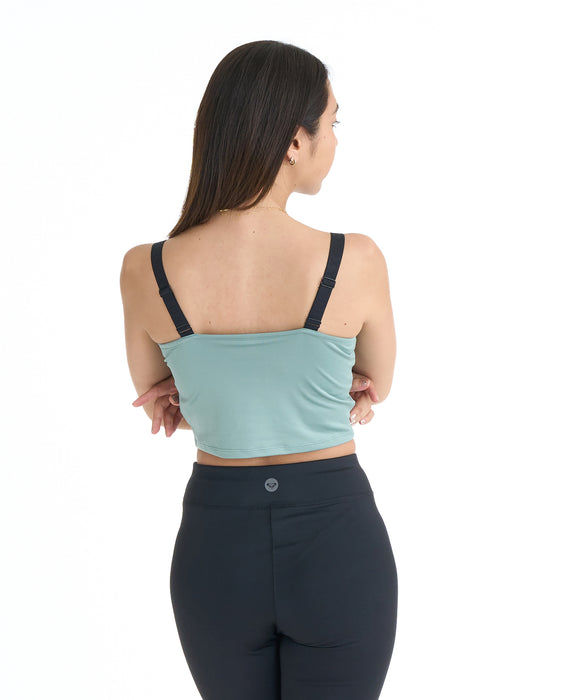 ROXY ウィメンズ FITNESS MY 1ST ROXY BRA ブラトップ 【2026年春夏モデル】 GRN / L