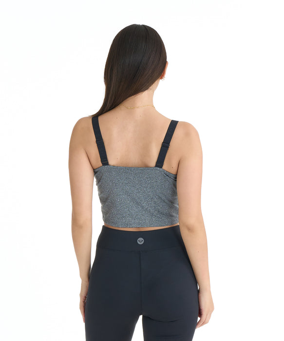 ROXY ウィメンズ FITNESS MY 1ST ROXY BRA ブラトップ 【2026年春夏モデル】 GRY / L