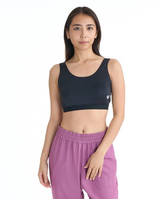 ROXY ウィメンズ FITNESS MY 1ST ROXY ROUND NE ブラトップ 【2026年春夏モデル】 BLK / L