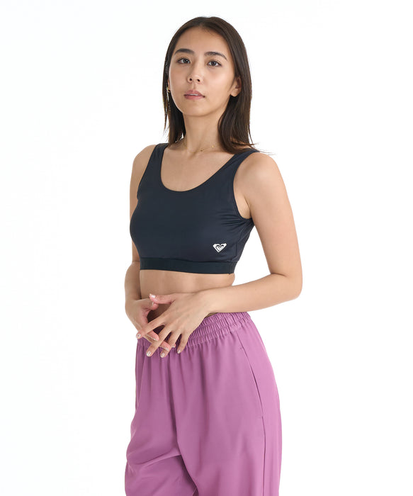 ROXY ウィメンズ FITNESS MY 1ST ROXY ROUND NE ブラトップ 【2026年春夏モデル】 BLK / L