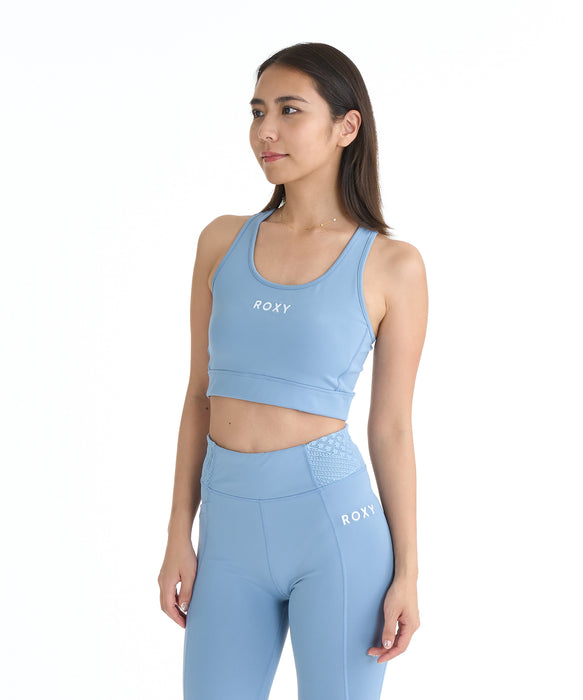 ROXY FITNESS WIND SHIFT BRA ブラトップ /QUIK DRY/UVカット 【2026年夏モデル】