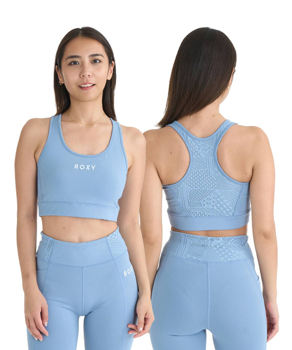 ROXY FITNESS WIND SHIFT BRA ブラトップ /QUIK DRY/UVカット 【2026年夏モデル】