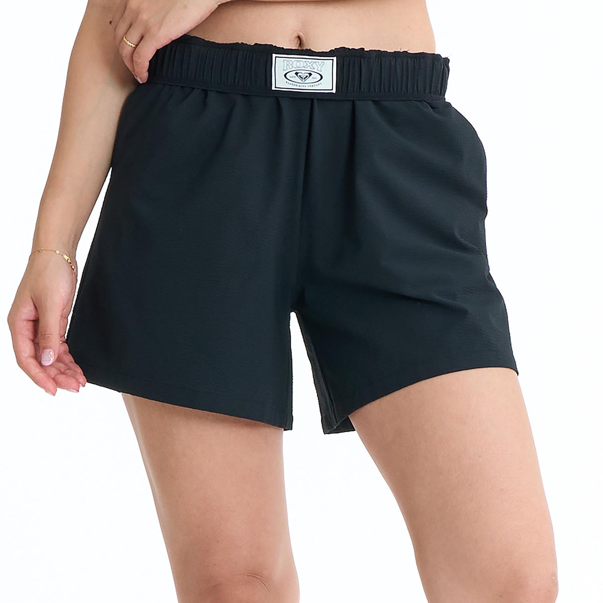 ROXY SOLUNA SHORTS 2WAY シアサッカー ボードショーツ/ミディアム丈