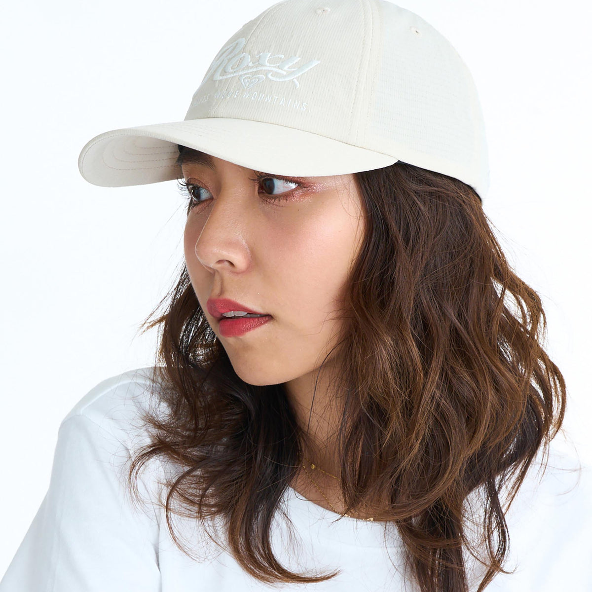 ROXY COASTY DAYS CAP 撥水加工 UVカット 抗菌防臭 6パネル キャップ