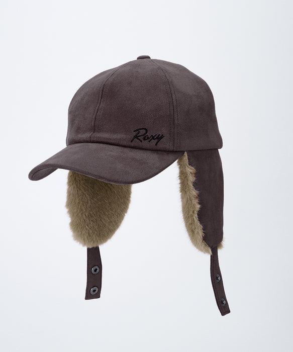 ROXY ウィメンズ COZY SHORE CAP キャップ 【2026年秋冬モデル】 BRN / F