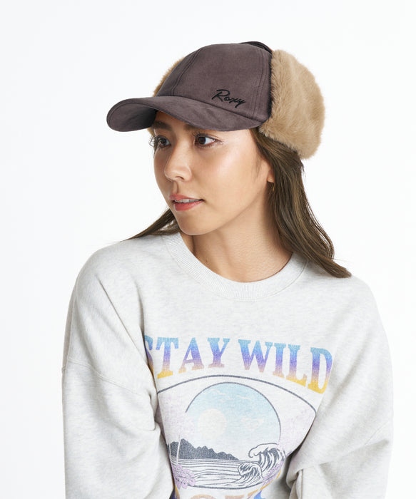 ROXY ウィメンズ COZY SHORE CAP キャップ 【2026年秋冬モデル】 BRN / F