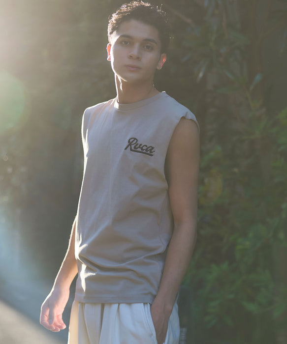 RVCA メンズ SCRIPT SEALED TT タンクトップ 【2026年春夏モデル】