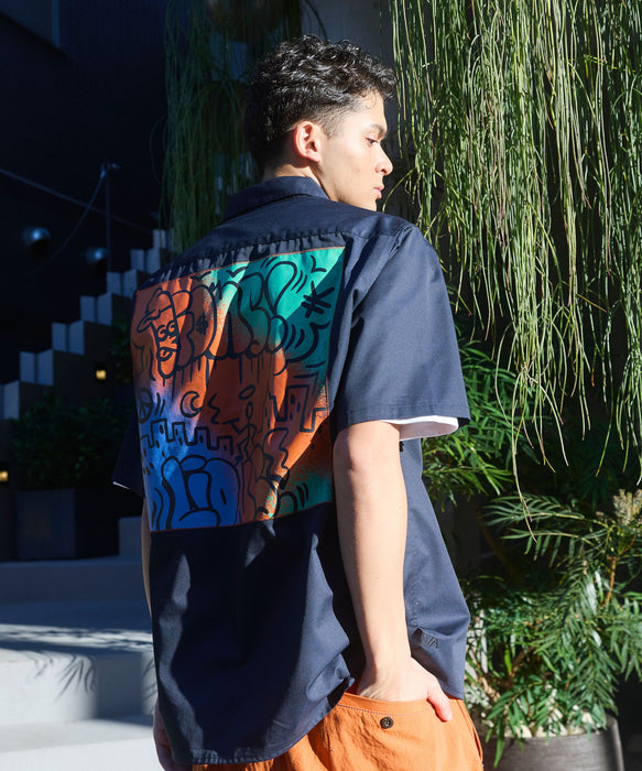 RVCA メンズ LIONS TOKYO EDITION SHIRT 半袖シャツ 【2026年夏モデル】
