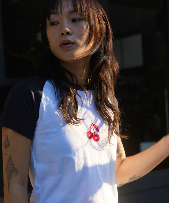RVCA ウィメンズ ROAM RAGLAN CROPPED SS BABY TEE Tシャツ 【2026年春夏モデル】