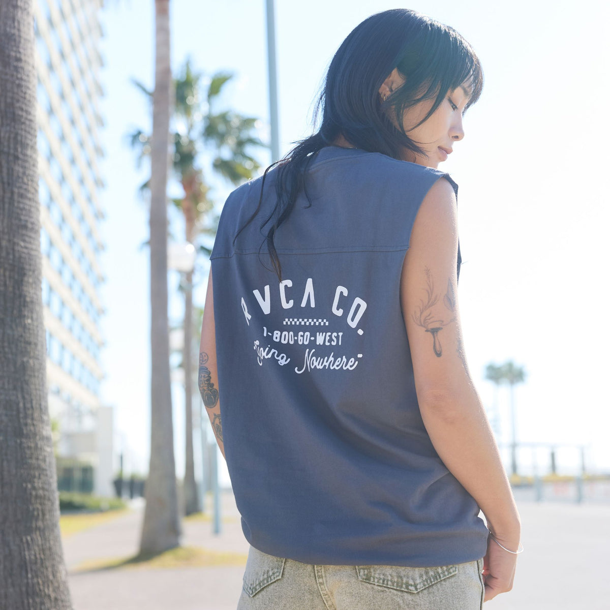 RVCA ウィメンズ CUTOFF TT タンクトップ 【2026年夏モデル】