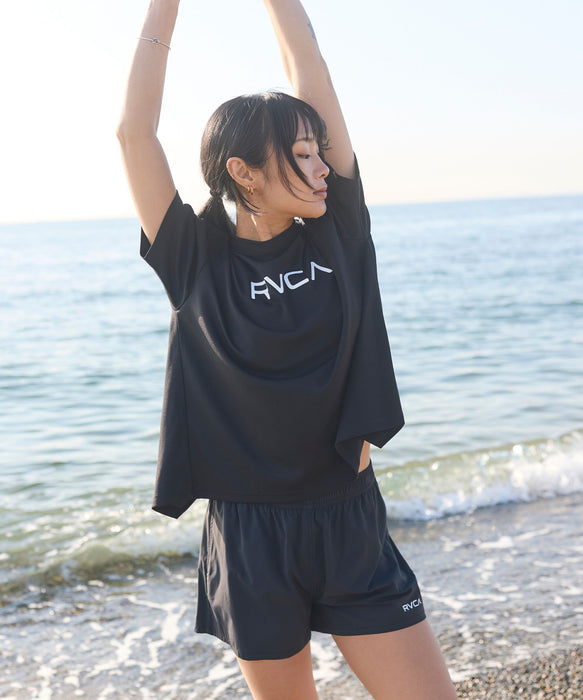 RVCA ウィメンズ BIG RVCA LOOSE FIT RASH SS サーフTシャツ 【2026年春夏モデル】