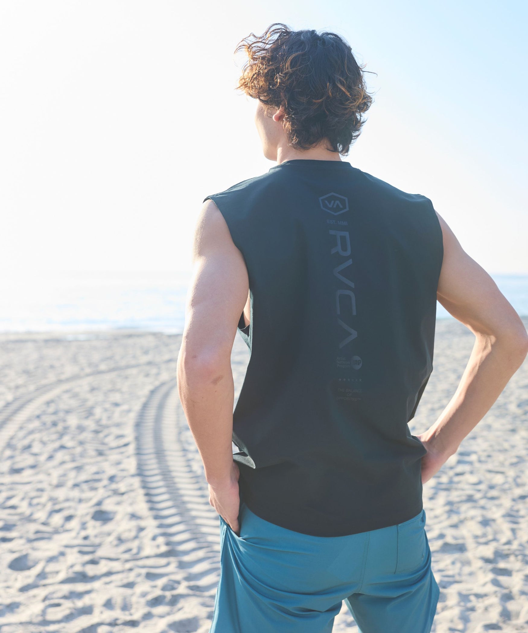 RVCA メンズ STARIGHT WAY SFTT サーフタンクトップ 【2026年春夏モデル】