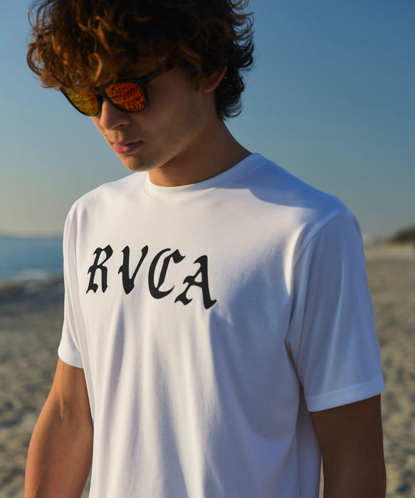 【水陸両用UPF50+】RVCA メンズ OE STARIGHT SFST サーフTシャツ 【2026年夏モデル】