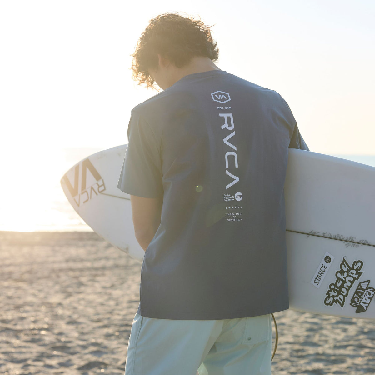 RVCA メンズ RVCA STRAIGHT WAY サーフTシャツ 【2026年春夏モデル】