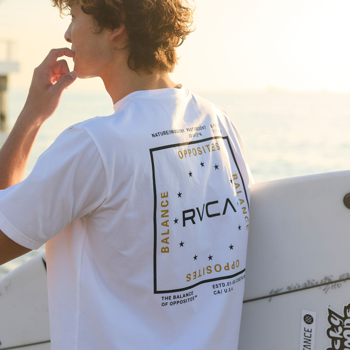 RVCA メンズ ADD BOX SFST サーフTシャツ 【2026年春夏モデル】