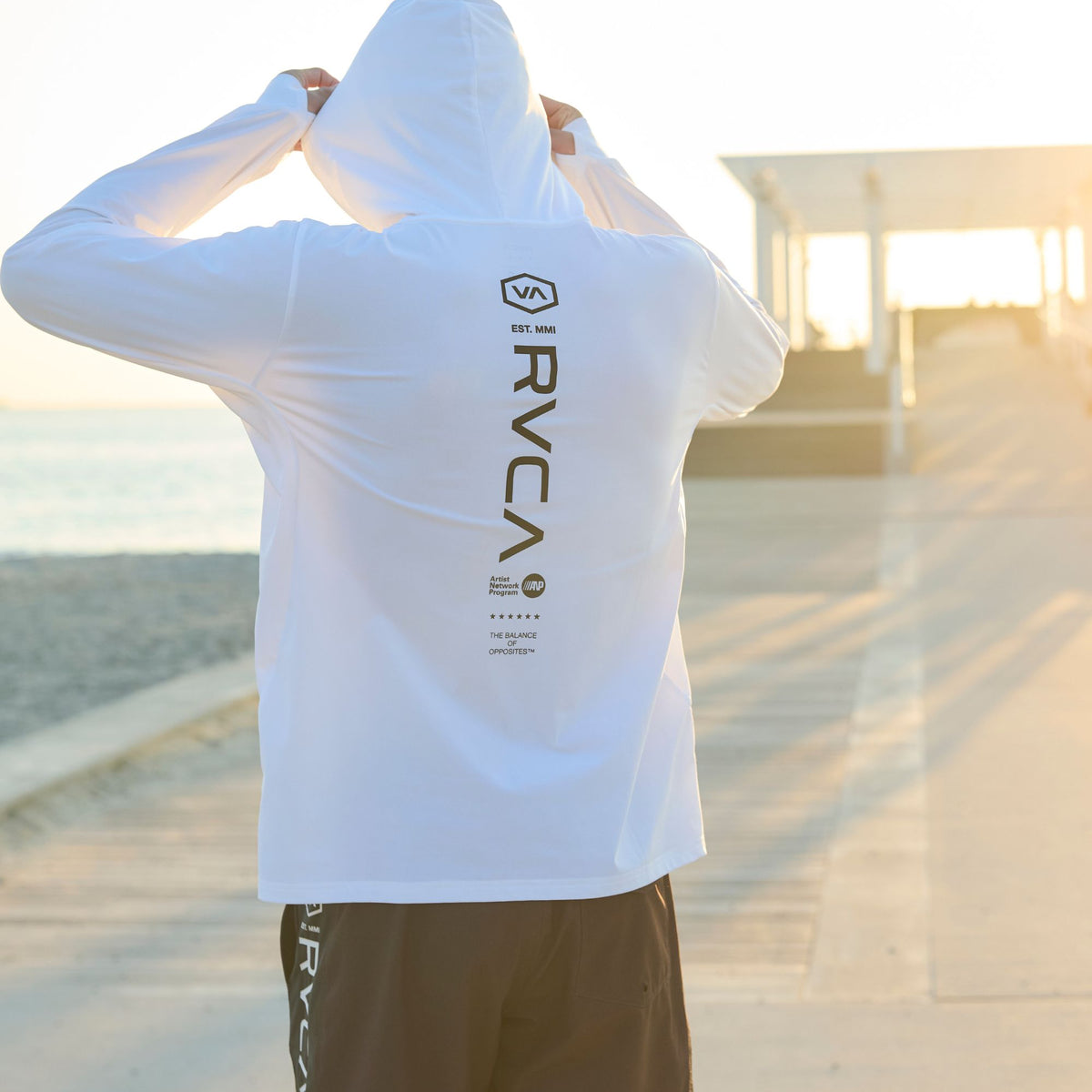 RVCA メンズ STRAIGHT WAY SFHD 長袖サーフTシャツ 【2026年春夏モデル】