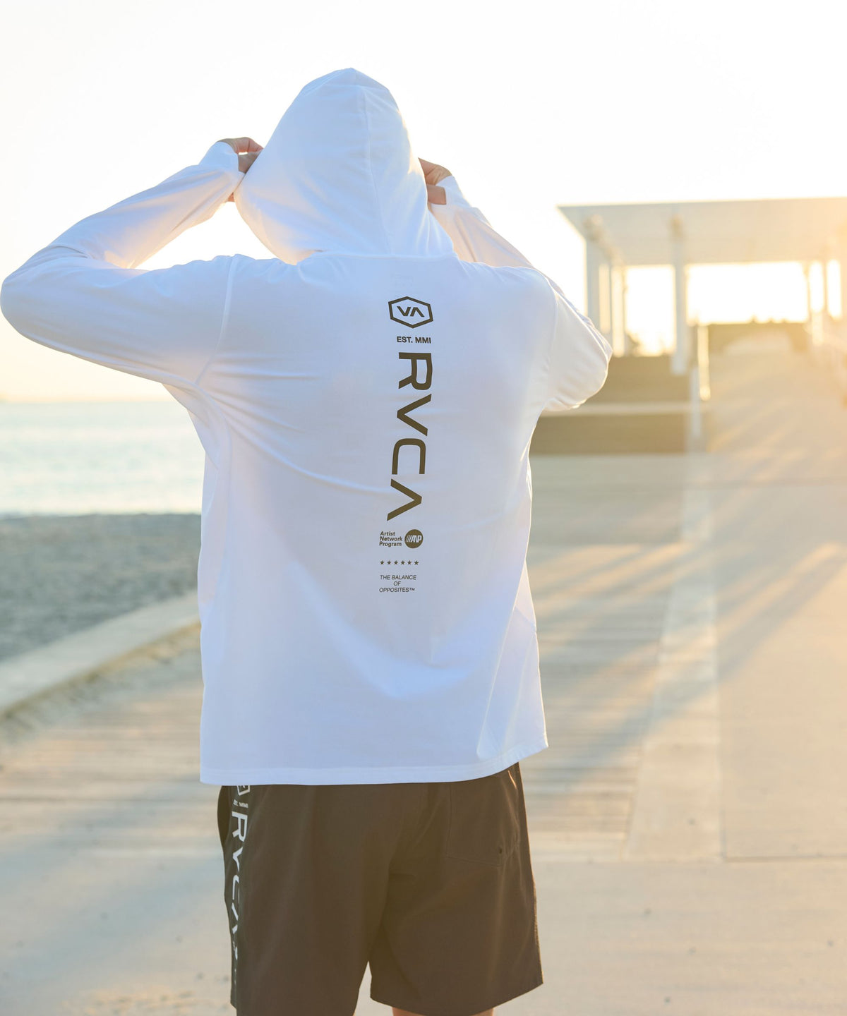 RVCA メンズ STRAIGHT WAY SFHD 長袖サーフTシャツ 【2026年春夏モデル】