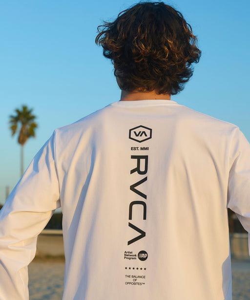 RVCA メンズ STARIGHT WAY LT 長袖サーフTシャツ 【2026年春夏モデル】