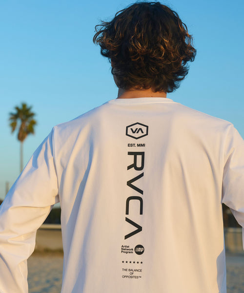 RVCA メンズ STARIGHT WAY LT 長袖サーフTシャツ 【2026年春夏モデル】