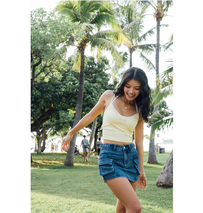 【OUTLET】Roxy ROXY×NANAHA CAMI ウィメンズ レイヤードキャミソール <2025 ROXY CRUISERS x Nanaha>*