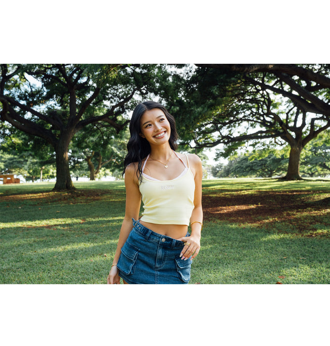 【OUTLET】Roxy ROXY×NANAHA CAMI ウィメンズ レイヤードキャミソール <2025 ROXY CRUISERS x Nanaha>*