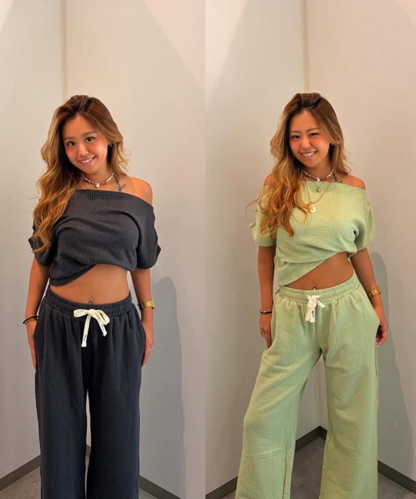 ROXY SUNSET BREEZE TOPS オフショルダーニット 【2026年夏モデル】