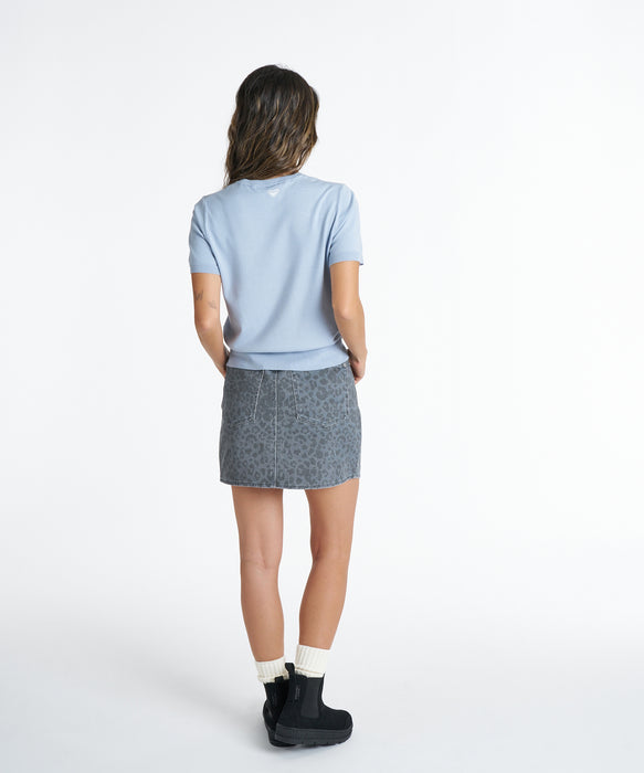 ROXY ウィメンズ BUTTERFLY S/S KNIT セーター 【2026年秋冬モデル】 BLU / L
