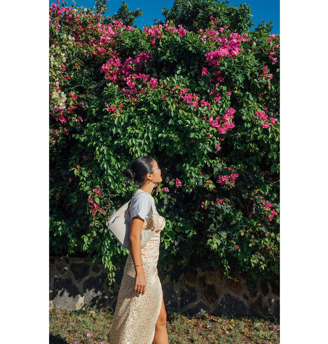 【OUTLET】Roxy ROXY×NANAHA DRESS ウィメンズ ドレス ワンピース サテン生地 花柄 <2025 ROXY CRUISERS x Nanaha>*