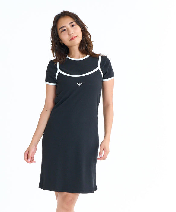 ROXY ウィメンズ APPEARS リンガーT＆キャミワンピ 2点SET【2026年春夏