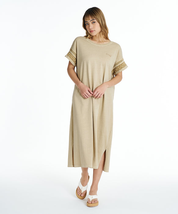 ROXY ウィメンズ HORIZON DRESS ワンピース 【2026年夏モデル】 BEG / L