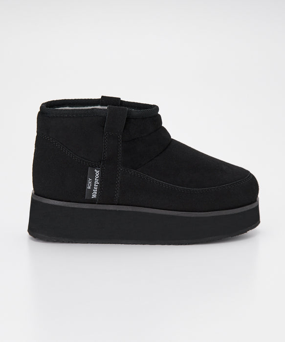 Roxy MONARCH GROVE SUPER SHORT ウィメンズ 厚底ショートブーツ スエード 撥水加工<2025FW HEART WAVE>