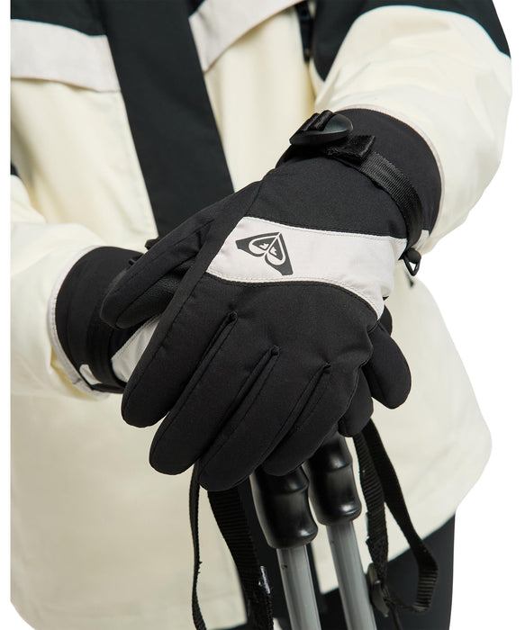 ROXY ウィメンズ ROXY JETTY SOLID GLOVES スノーグローブ 【26-27SNOWモデル】 SJAE / L