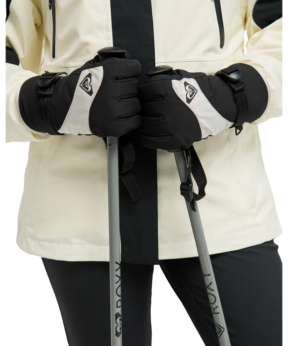 ROXY ウィメンズ ROXY JETTY SOLID GLOVES スノーグローブ 【26-27SNOWモデル】 SJAE / L