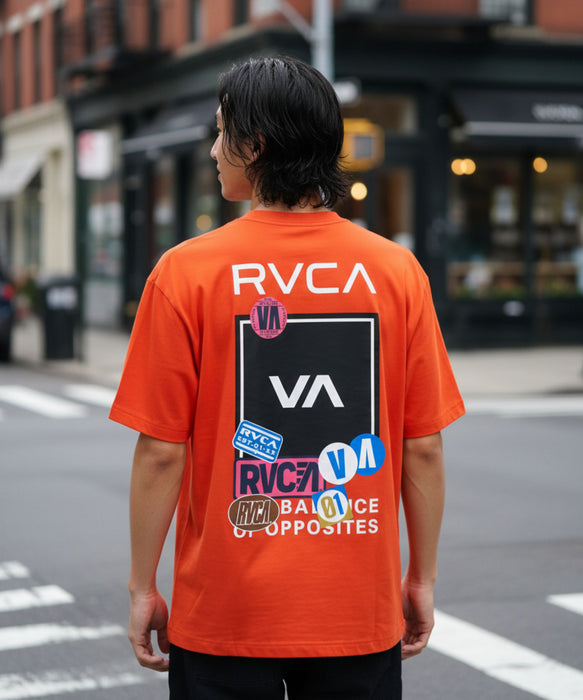 【接続冷感】RVCA メンズ VACATION TAG BOX Tシャツ 【2026年夏モデル】
