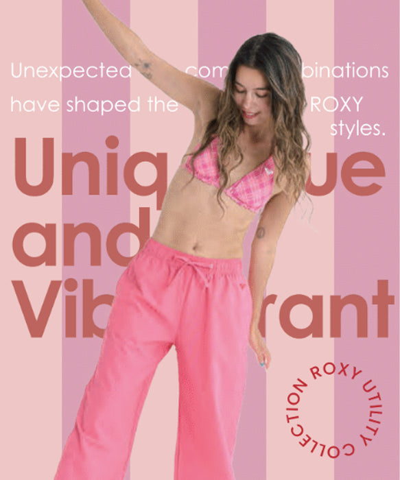 ROXY SOLUNA PANTS ２WAY シアサッカー ラッシュパンツ【2026年春夏モデル】