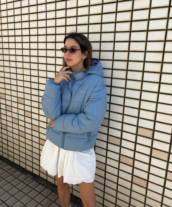 Roxy MY BREAK ウィメンズ 中綿ジャケット 撥水機能付き 軽量