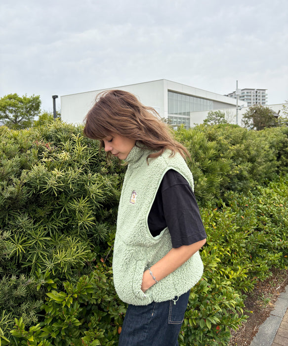 【OUTLET】Roxy BELLIS BOA VEST ウィメンズ ボアベスト 撥水加工 <2025FW HEART WAVE HOLIDAYS>