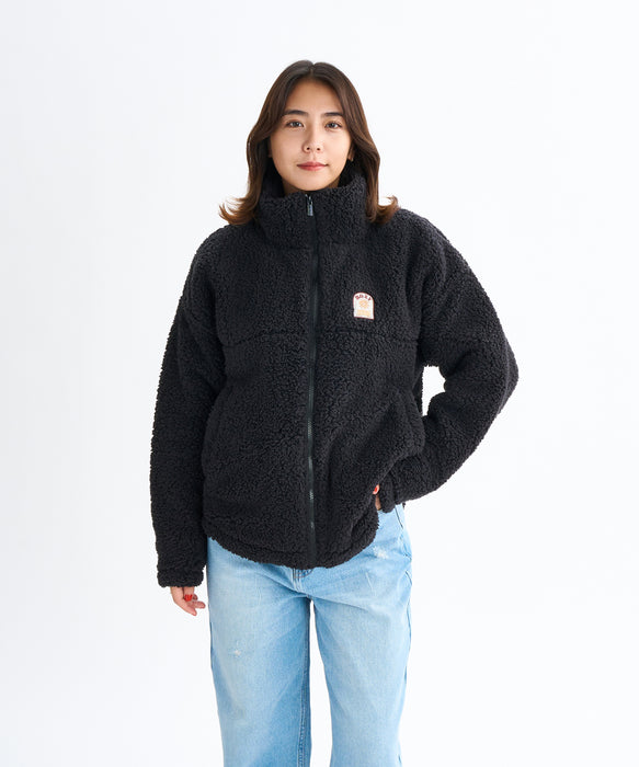 Roxy BELLIS  BOA JACKET ウィメンズ ボアジャケット 撥水加工 <2025FW HEART WAVE HOLIDAYS>