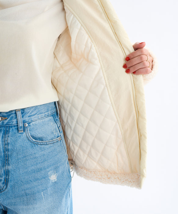 Roxy BELLIS  BOA JACKET ウィメンズ ボアジャケット 撥水加工 <2025FW HEART WAVE HOLIDAYS>